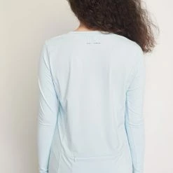 Milliotandco Tamyra Women Long Sleeves Top (Light Cyan)