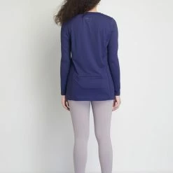 Milliotandco Tamyra Women Long Sleeves Top (Navy) Activewear