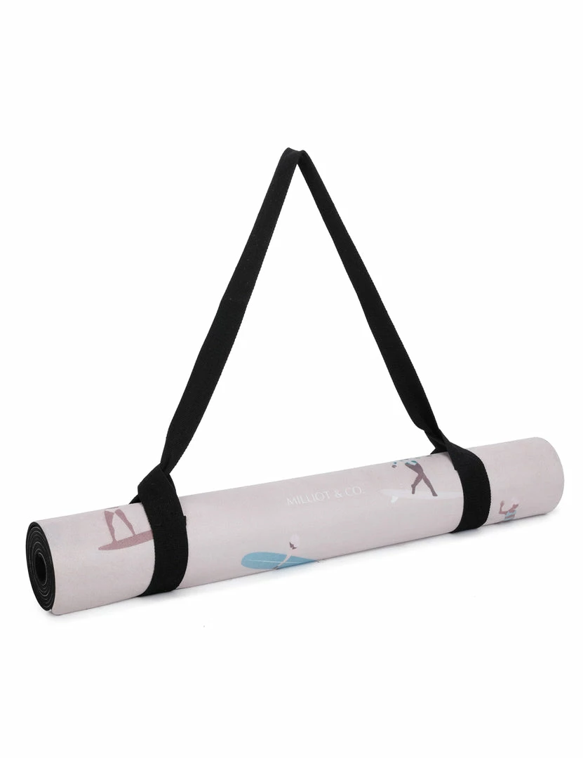 Milliotandco Yoga Mats Surfing Mode Rubber Yoga Mat (3.5MM) (Nude)