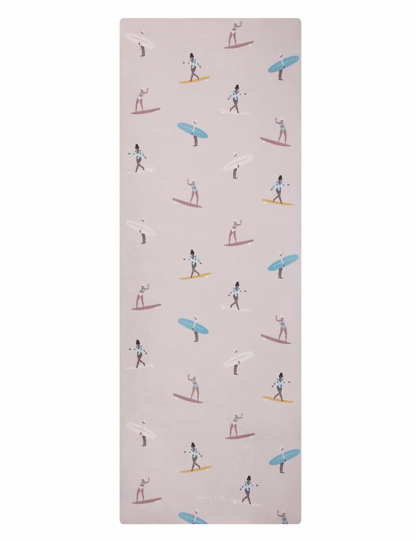 Milliotandco Yoga Mats Surfing Mode Rubber Yoga Mat (3.5MM) (Nude)
