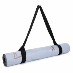 Milliotandco Surfing Mode Rubber Yoga Mat (3.5MM) (Light Blue) Yoga Mats
