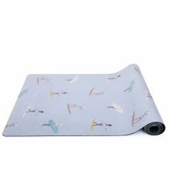 Milliotandco Surfing Mode Rubber Yoga Mat (3.5MM) (Light Blue) Yoga Mats