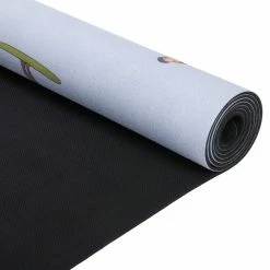 Milliotandco Beach Vibes Rubber Yoga Mat (3.5MM) (Light Blue) Yoga Mats