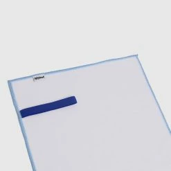 Milliotandco Flower In Checks Printing Sports Towel (Royal Blue)