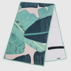 Milliotandco Tropical Printing Sports Towel (Dark Green)