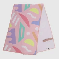 Milliotandco Activewear Geometric Fun Printing Sports Towel (Nude)