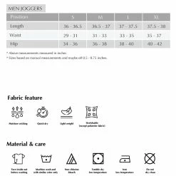 Milliotandco Activewear Derya Men Joggers Pants (Black)