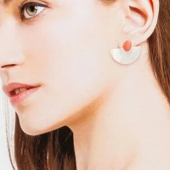 Milliotandco 2-In-1 Astrid Earrings Set - Olive