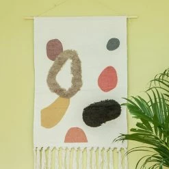 Milliotandco Freya Linen Tapestry (Brown) The Home Edit