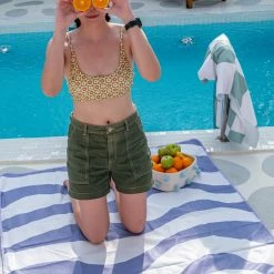 Milliotandco The Home Edit Poppy Printed Picnic Mat (Purple)