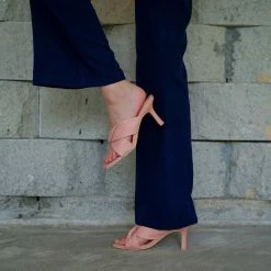 Milliotandco Sapphire Open Toe Heels (Pink) Shoes