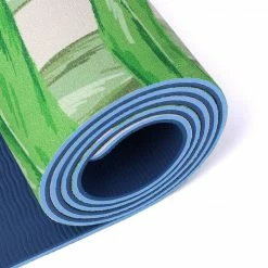Milliotandco Yoga Mats Summer Effect TPE Sport Mat (6MM) - Green