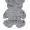 Milliotandco Teddy Faux Fur Rug (Grey)