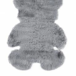 Milliotandco Teddy Faux Fur Rug (Grey)