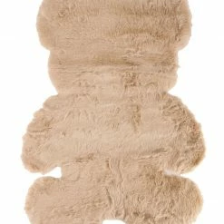 Milliotandco Teddy Faux Fur Rug (Brown) The Home Edit