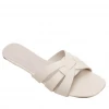 Milliotandco Shoes Joyce Open Toe Flat Sandals (White)