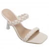Milliotandco Shoes Isleen Open Toe Heels (White)