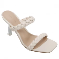 Milliotandco Shoes Isleen Open Toe Heels (White)