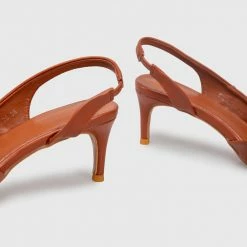 Milliotandco Shoes Earth Edit Davinia Pointed Toe Heels (Cinnamon)