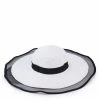 Milliot & Co Dahlia Straw Hat (White) Accessories