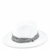Milliot & Co Accessories Madeleine Fedora (White)