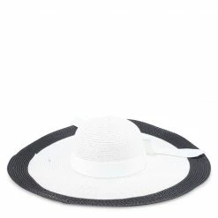 Milliot & Co Presley Straw Hat (White) Accessories