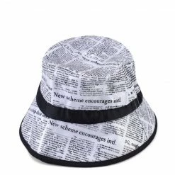 Milliot & Co Accessories Harper Bucket Hat (White)