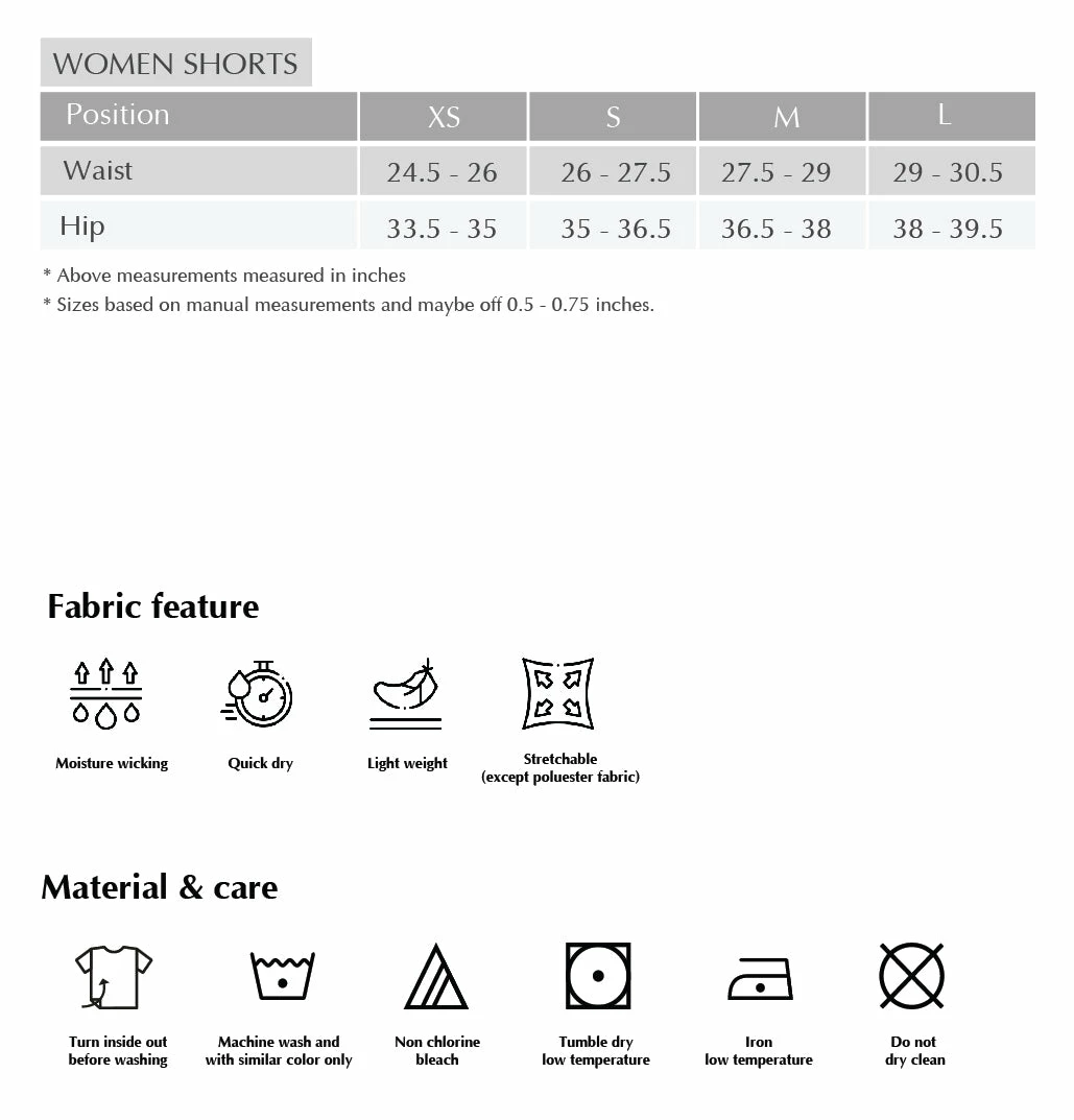 Milliotandco Activewear Almay Women Shorts (Anchor)