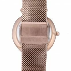 Milliotandco Aria Rose Gold Mesh Strap Watch (Salmon) Accessories
