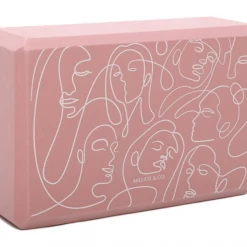 Milliotandco Doodle Face Yoga Block (Pink)