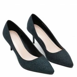 Milliotandco Carriage Pointed Toe Heels (Midnight Blue)