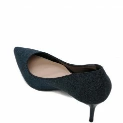 Milliotandco Carriage Pointed Toe Heels (Midnight Blue)