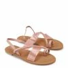 Milliotandco Dainty Toe Ring Flat Sandals (Pink)
