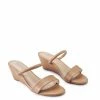 Milliotandco Daring Open Toe Wedges (Brown) Shoes