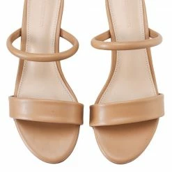 Milliotandco Daring Open Toe Wedges (Brown) Shoes