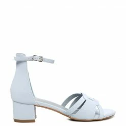 Milliotandco Denice Open Toe Heels (Sky Blue)
