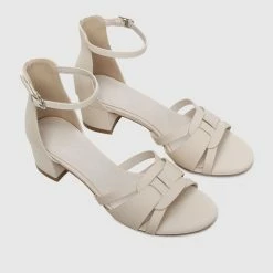 Milliotandco Shoes Denice Open Toe Heels (Cornsilk)