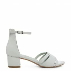 Milliotandco Shoes Denice Open Toe Heels (Light Green)