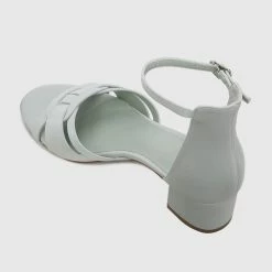 Milliotandco Shoes Denice Open Toe Heels (Light Green)