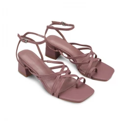 Milliotandco Shoes Deniece Toe Ring Heels (Chestnut)