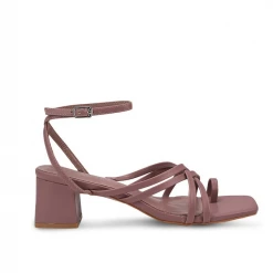 Milliotandco Shoes Deniece Toe Ring Heels (Chestnut)