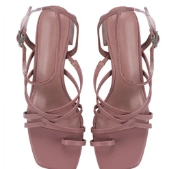 Milliotandco Shoes Deniece Toe Ring Heels (Chestnut)