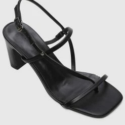 Milliotandco Shoes Dreamer Thong Heels (Black)