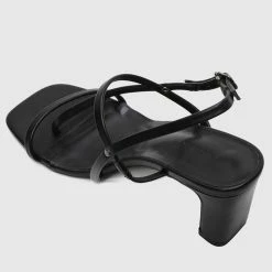 Milliotandco Shoes Dreamer Thong Heels (Black)