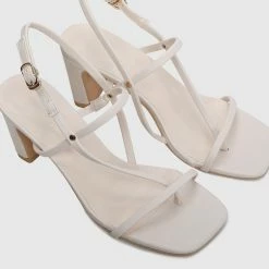 Milliotandco Shoes Dreamer Thong Heels (White)