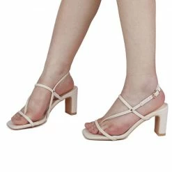 Milliotandco Shoes Dreamer Thong Heels (White)
