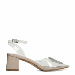 Milliotandco Fancy Dinner Pointed Toe Heels (Pink)