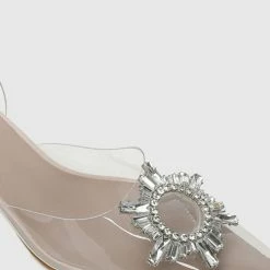 Milliotandco Fancy Dinner Pointed Toe Heels (Pink)