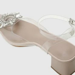 Milliotandco Fancy Dinner Pointed Toe Heels (Pink)