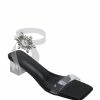 Milliotandco Fancy Gala Open Toe Heels (Black)
